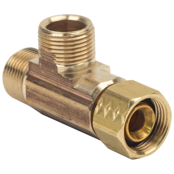 BrassCraft CT2-666XP Tee Adapter 3/8 Female Compression x 3/8 Compression x 3/8 Compression
