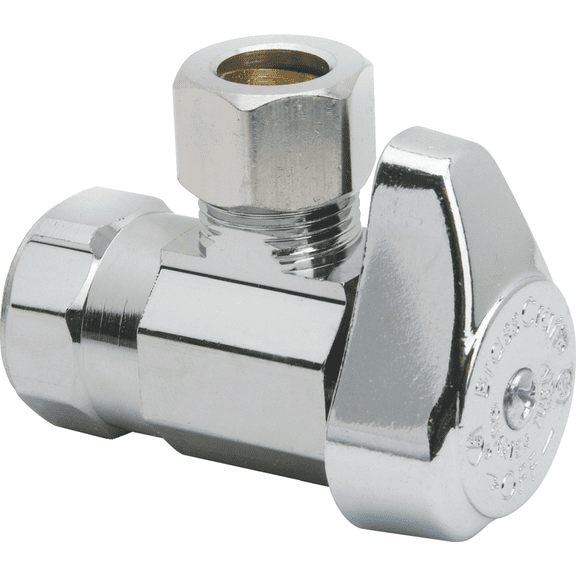 BrassCraft FIP x Compression Shut Off Angle Valve - Single Pack Residential Use, Standard Application