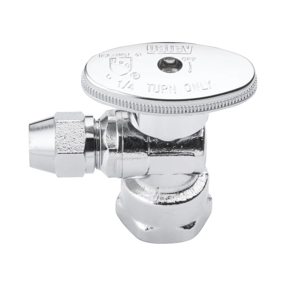 BrassCraft Low Lead Flare Angle Stop Valve - Single Pack