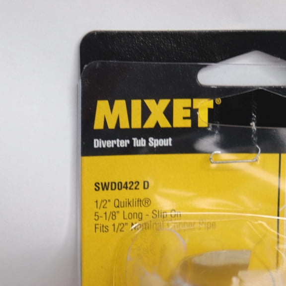 BrassCraft Mixet Diverter Tub Spout, Chrome