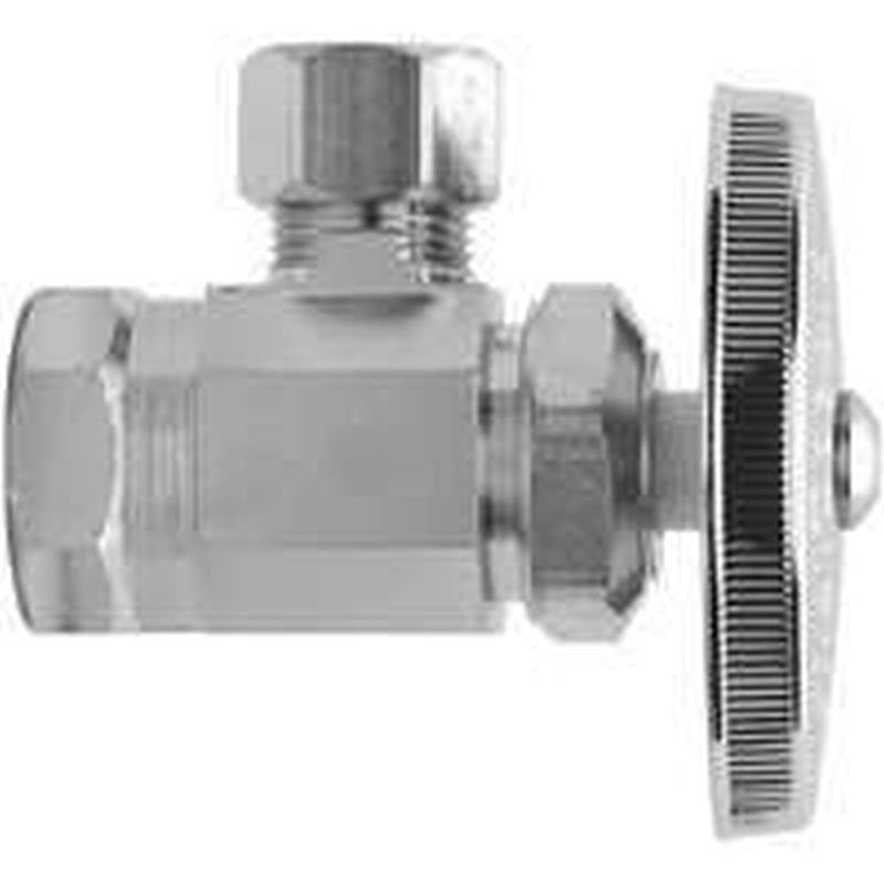 Maintenance Warehouse® Multi-Turn Angle Stop Valve 1/2" Comp X 3/8