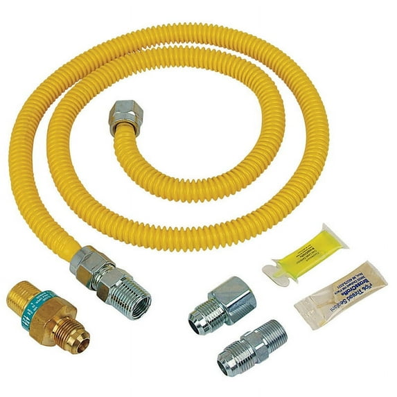 BrassCraft PSC1081 K5 Safety Plus Gas Installation Kit for Dryer and Range