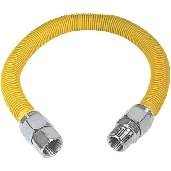 ProCoat Gas Connector CSSB1412-36 - ProCoat Coated Stainless Steel - 7/8 In. x 3/4 In. x 36 In.