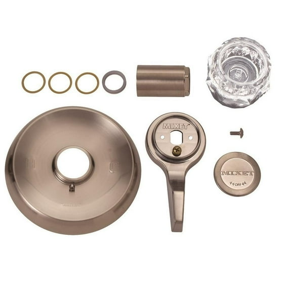 BrassCraft SKD202 D Genuine Mixet Single Lever Tub/Shower Trim Kit, Satin Nickel