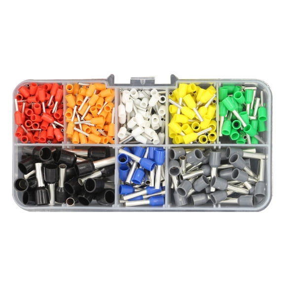 400pcs Wire Ferrule set Comprehensive Electrical Wire Ferrules Assorted Insulated crimps Terminals for Electrical Project