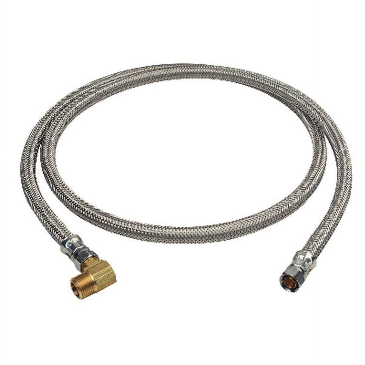 Brasscraft -S1-60DW6 F -Dishwasher Connector- Comp 3/8'' Mip Elbow X 60''Lenght