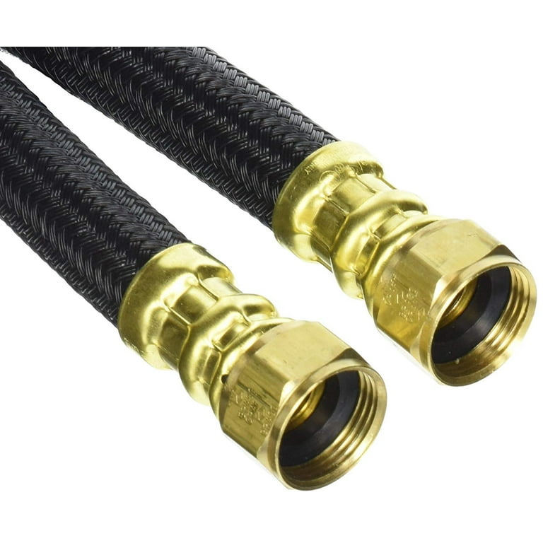 3/4 in. FIP x 3/4 in. FIP x 12 in. Polymer Braided Water Heater Connector (0.57 in. I.D.) 3/4 in. FIP x 3/4 in. FIP x 12 in. Polymer Braided Water Heater Connector (0.57 in. I.D.)