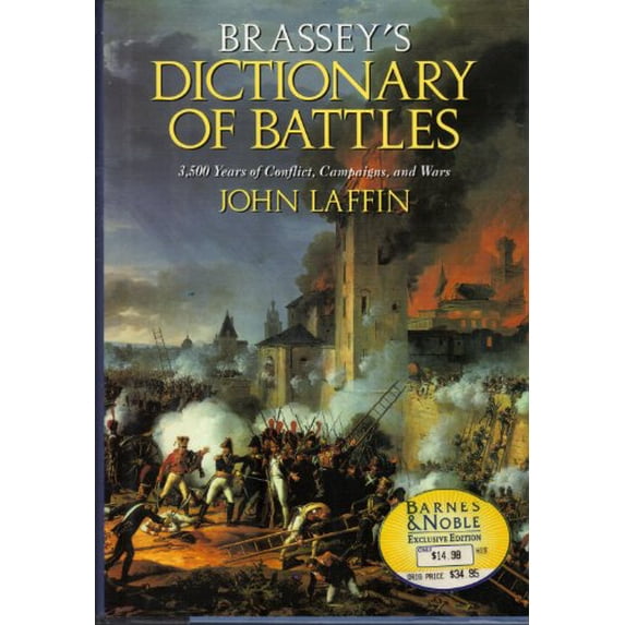 Pre-Owned Brasseys dictionary of battles Hardcover John Laffin