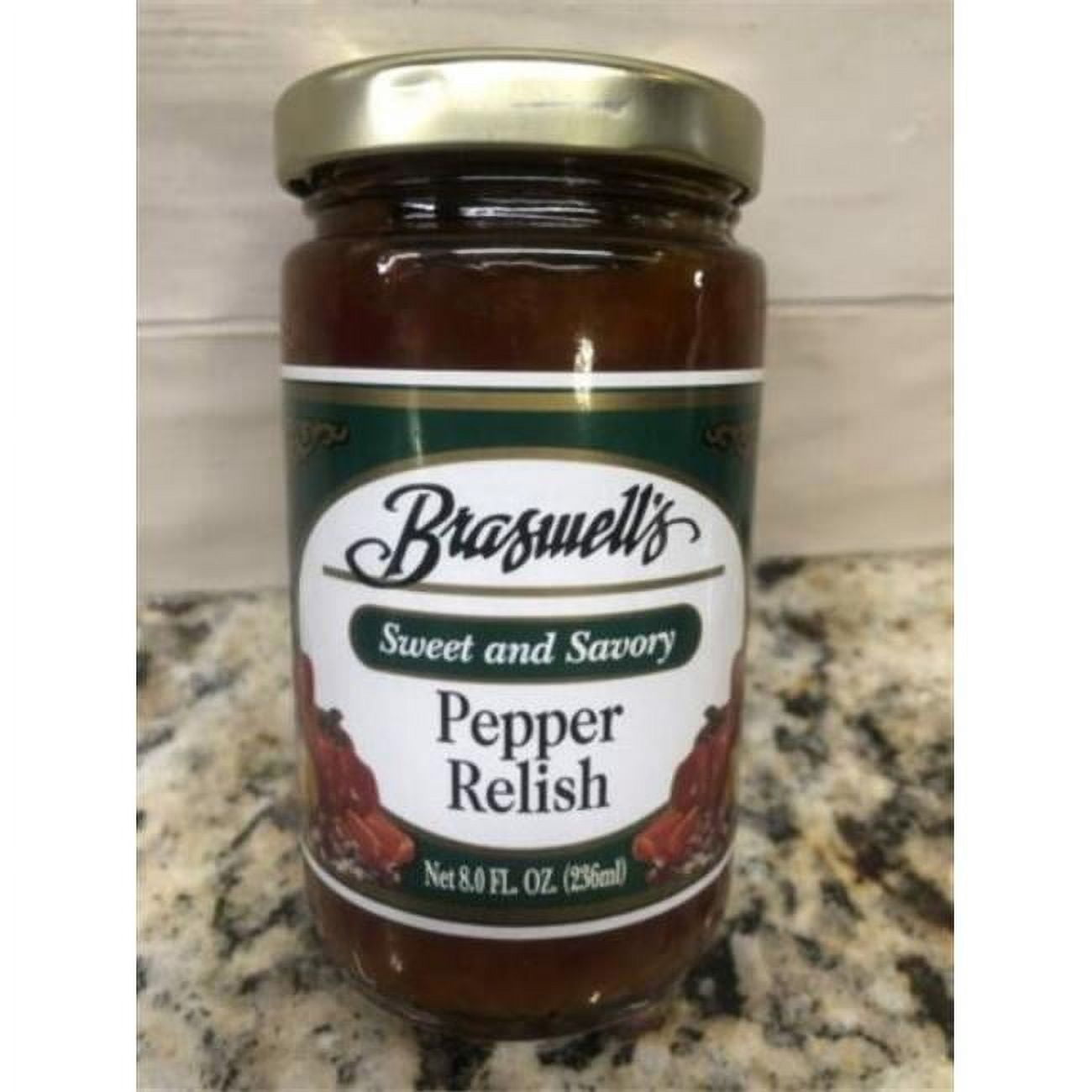 Braswell 8 oz Pepper Relish - Pack of 6