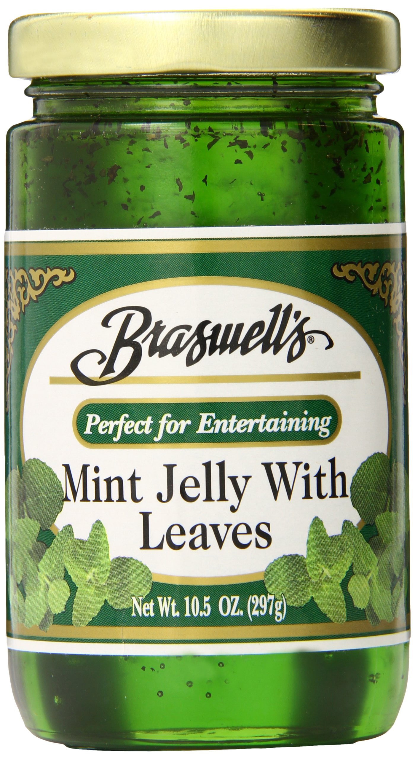 Braswell Jelly Mint Leaves, 10.5 Ounce (Pack of 6)