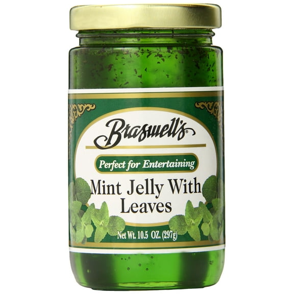 Braswell Jelly Mint Leaves, 10.5 Ounce (Pack of 6)