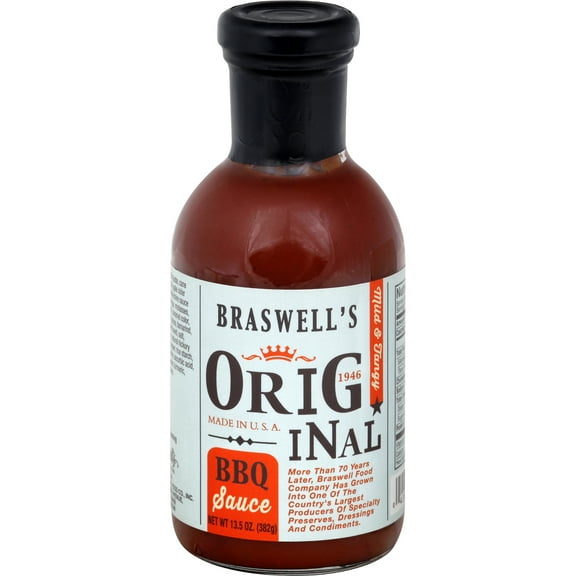Braswell Original Barbecue Sauce 13.5 oz (Pack of 6)