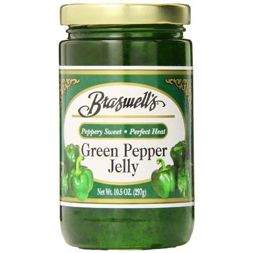 Braswell Pepper Jelly, Green, 10.5 Ounce (Pack of 6)