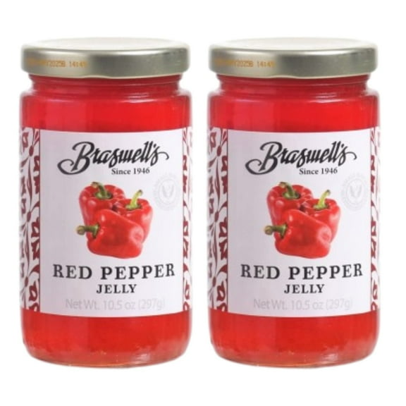 Braswell Red Pepper Jelly 10.5 OZ (Pack of 2)Braswell Red Pepper Jelly 10.5 OZ (Pack of 2)
