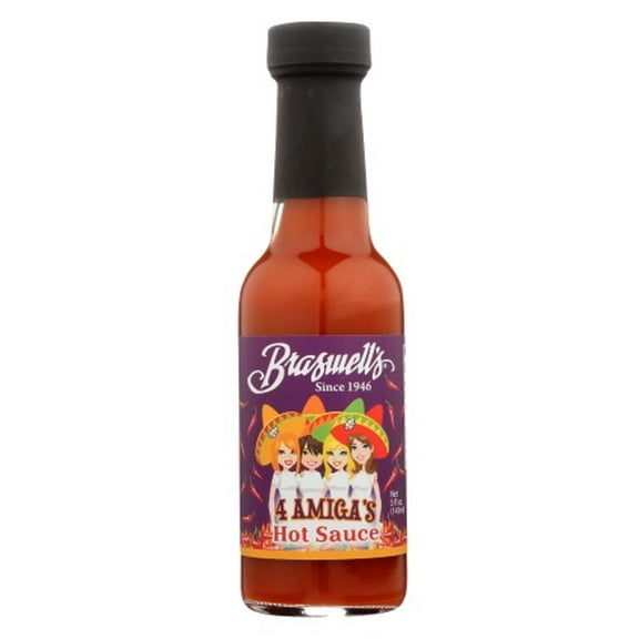 Braswell's: 4 Amiga's Hot Sauce, 5 Oz