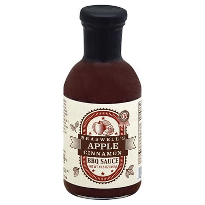 Braswell's Apple Cinnamon BBQ Sauce 13.5 oz (Pack of 6)