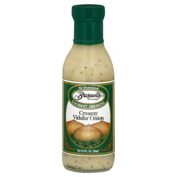 Braswell's Onion Dressing - Creamy Vidalia - Case Of 6 - 12 Fl Oz.