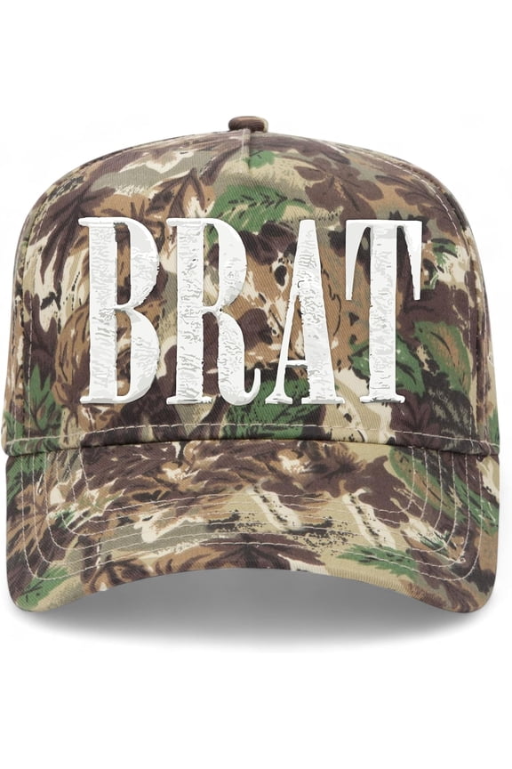 Brat Hat (Woodland Camo)