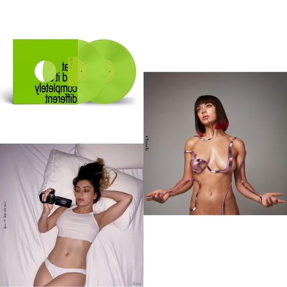 Brat & It's Completely Different (2LP/Brat Green Vinyl) & How I'm Feeling Now (Clear LP Vinyl) & Charli Charli (2LP)