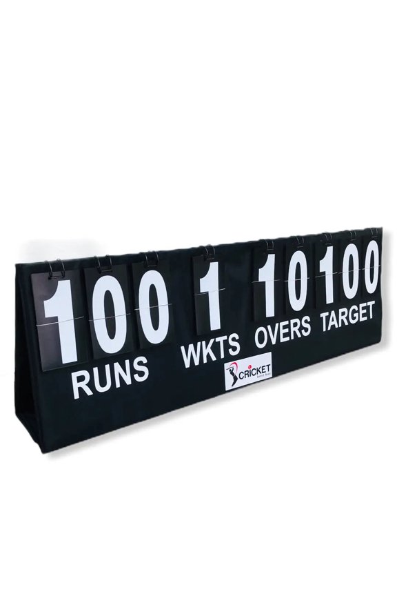 Cricket Scoreboard Portable Black Easy-Flip Scoreboard for Cricket Multi-Surface Placement