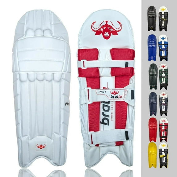 Bratla Pro Colored Cricket Batting Pads Legguard Adult