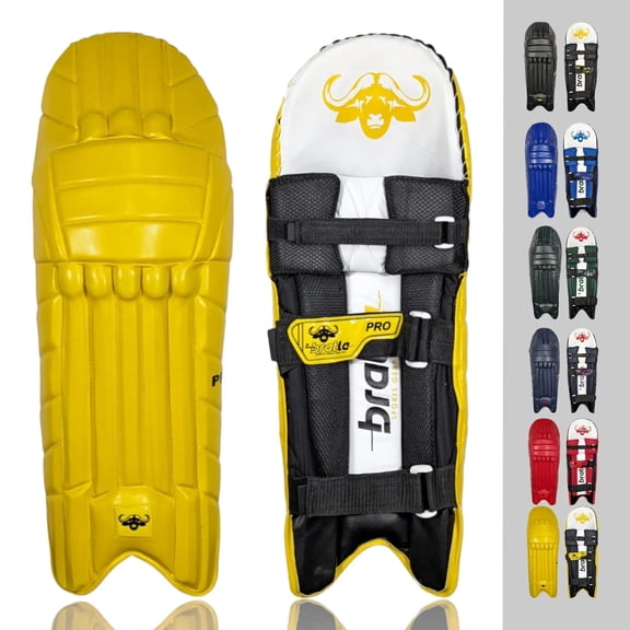 Bratla Pro Colored Cricket Batting Pads Legguard Adult