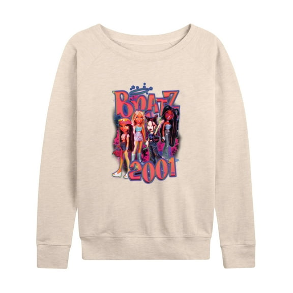 Bratz - 2001 Series Dolls - Women's Lightweight French Terry Long Sleeve Shirt