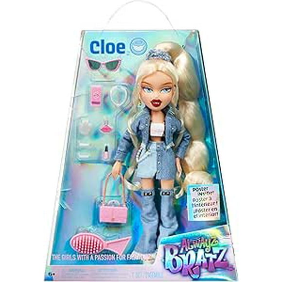 Bratz Alwayz Cloe Fashion Doll with 10 Accessories and Poster