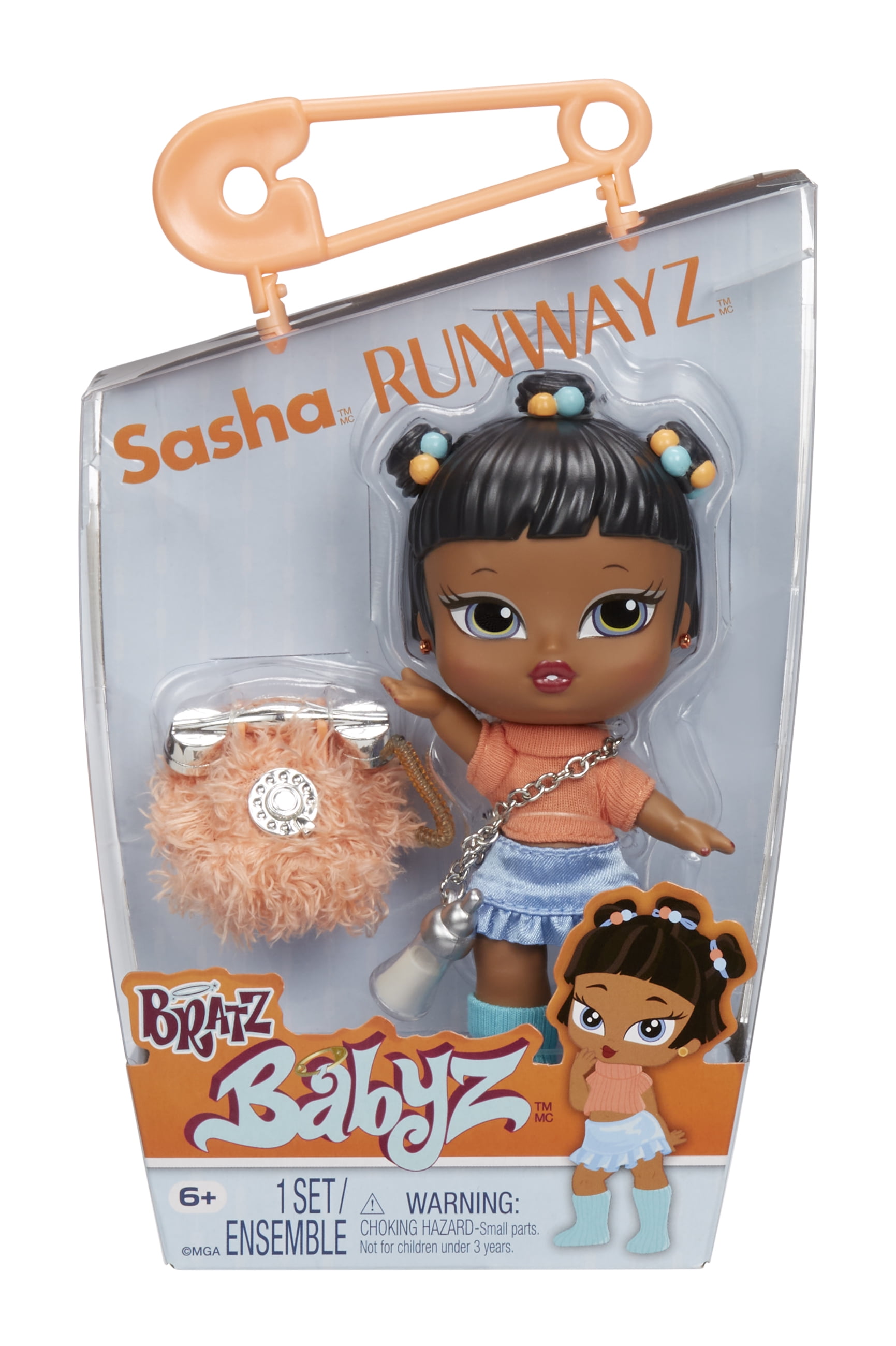 Bratz Babyz Runwayz Sasha Collectible Fashion Doll with Real