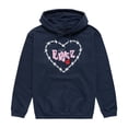 thumbnail image 1 of Bratz - Barbed Wire Heart - Men's Fleece Pullover Hoodie, 1 of 4