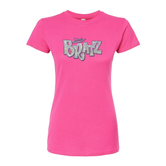 Bratz - Bling'd Out Logo - Juniors Fitted Graphic T-Shirt