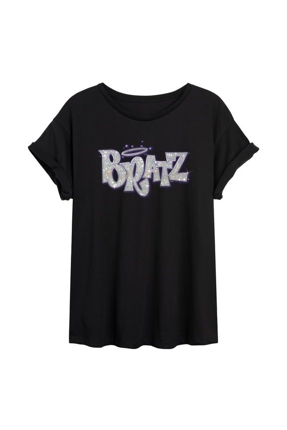 - Bling'd Out Logo - Juniors Ideal Flowy Muscle T-Shirt