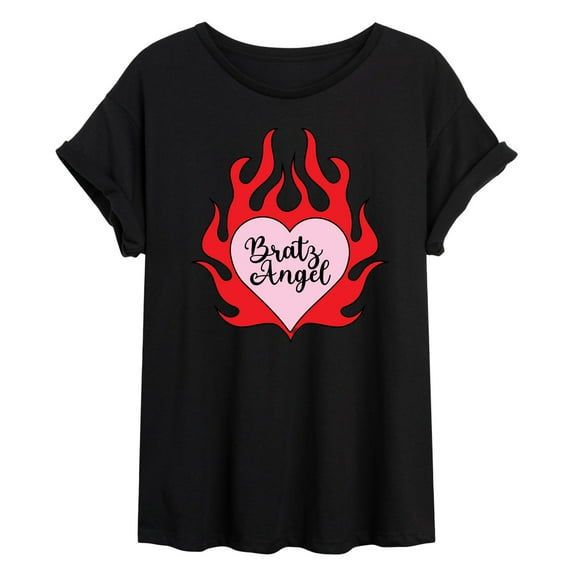 Bratz - Bratz Angel - Flames - Women's Oversized T-Shirt