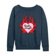 thumbnail image 1 of Bratz - Bratz Angel - Flames - Women's Lightweight French Terry Long Sleeve Shirt, 1 of 5