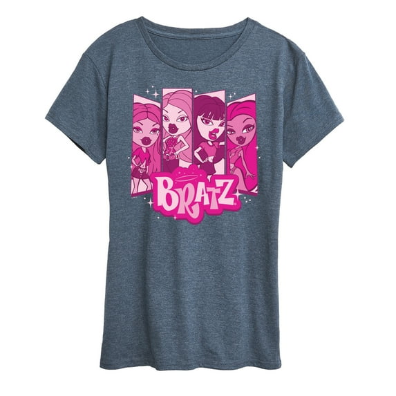 Bratz - Bratz Logo - Yasmin Jade Cloe Sasha - Women's Short Sleeve Graphic T-Shirt