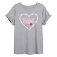 thumbnail image 1 of Bratz - Bratz Original Logo - Barbed Wire Heart - Women's Oversized T-Shirt, 1 of 5