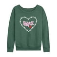 thumbnail image 1 of Bratz - Bratz Original Logo - Barbed Wire Heart - Women's Lightweight French Terry Long Sleeve Shirt, 1 of 5