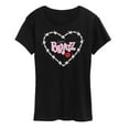 thumbnail image 1 of Bratz - Bratz Original Logo - Barbed Wire Heart - Women's Short Sleeve Graphic T-Shirt, 1 of 5