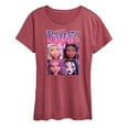 thumbnail image 1 of Bratz - Bratz Photo - Cloe Yasmin Sasha Jade - Women's Short Sleeve Graphic T-Shirt, 1 of 5
