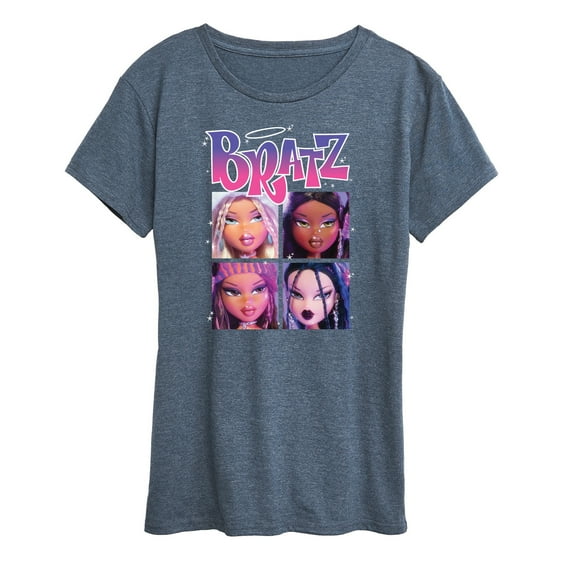 Bratz - Bratz Photo - Cloe Yasmin Sasha Jade - Women's Short Sleeve Graphic T-Shirt
