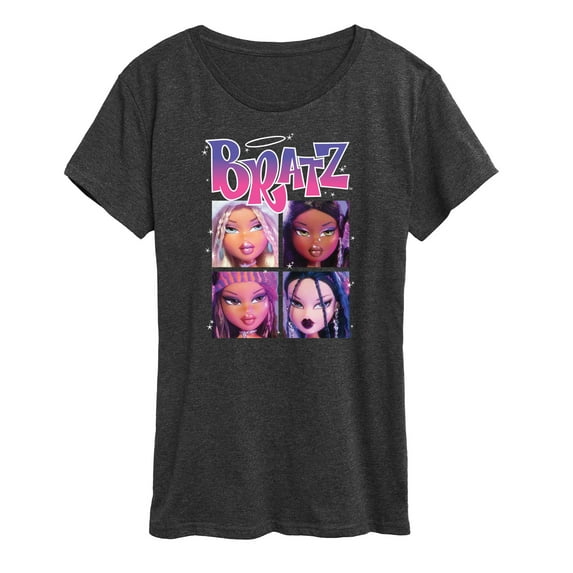 Bratz - Bratz Photo - Cloe Yasmin Sasha Jade - Women's Short Sleeve Graphic T-Shirt