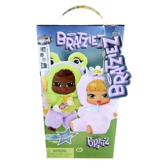 Bratz Bratziez Iconz Bestiez Plush Blind Box with Charm Clip and Accessory, Collectible Characters