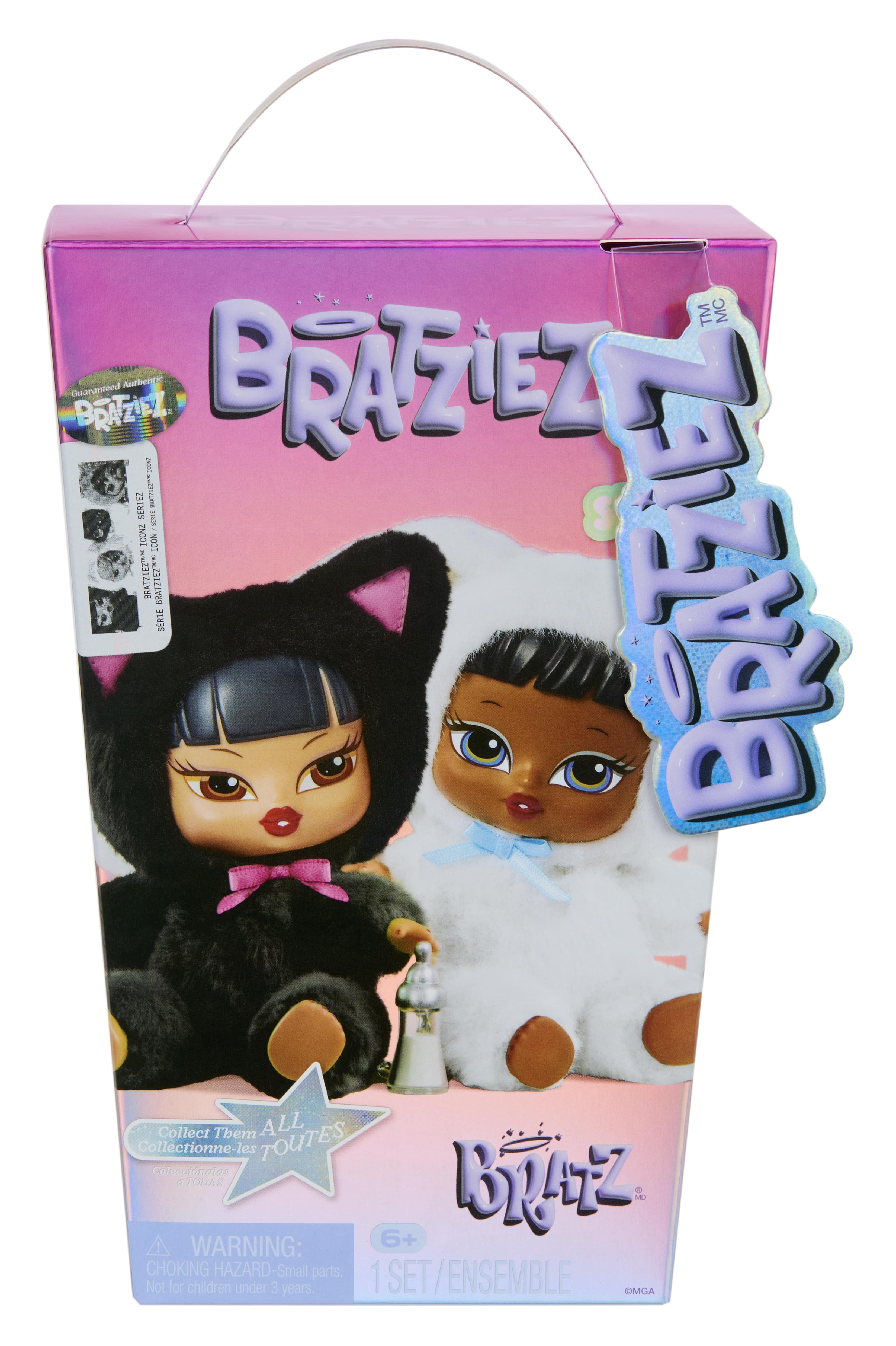 Bratz Bratziez Iconz Series Plush Blind Box with Charm Clip and