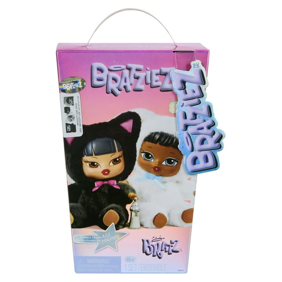 Bratz Bratziez Iconz Series Plush Blind Box with Charm Clip and Accessory, Collectible Characters