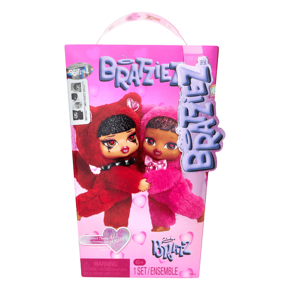 Bratz Bratziez Sweetheartz Plush Blind Box with Charm Clip and Accessory