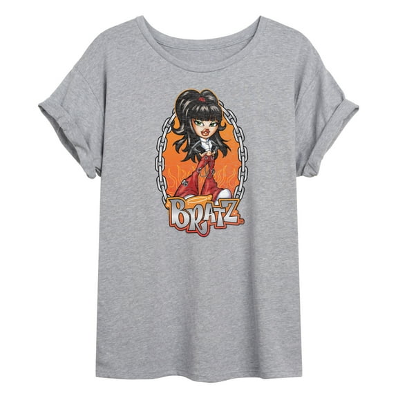 Bratz - Chains and Flames with Jade - Women's Oversized T-Shirt