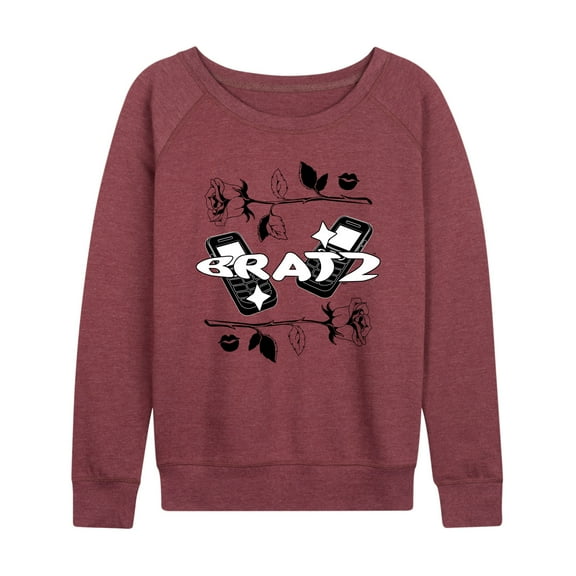 Bratz - Chains and Flames with Jade - Women's Lightweight French Terry Long Sleeve Shirt