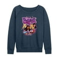 thumbnail image 1 of Bratz - Classic Cartoon Dolls - Women's Lightweight French Terry Long Sleeve Shirt, 1 of 5