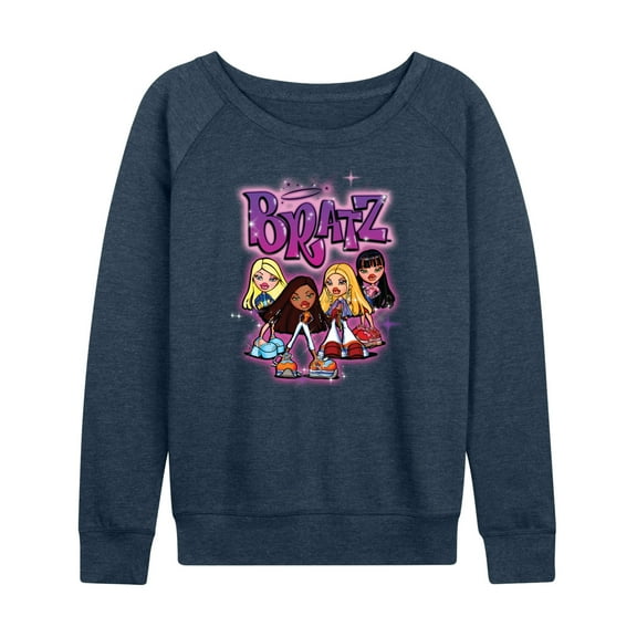 Bratz - Classic Cartoon Dolls - Women's Lightweight French Terry Long Sleeve Shirt