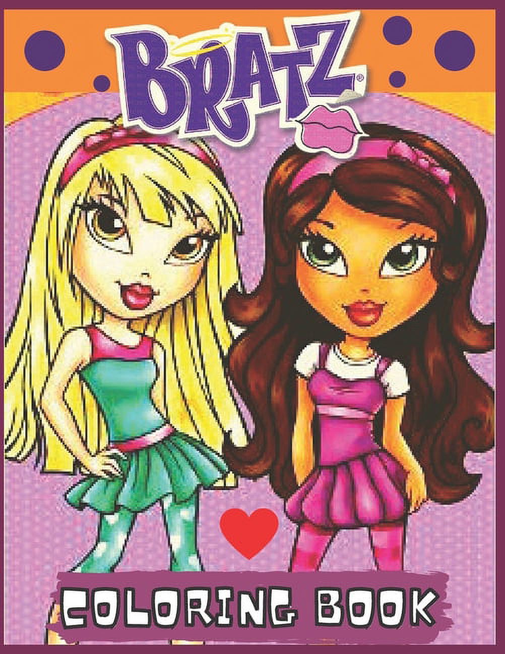 Bratz : Coloring book for children and adults fun, easy and comfortable  (coloring book for adults and children 2-4 4-8 8-12) wonderful and